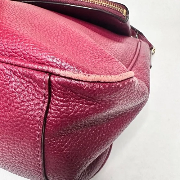 Kate Spade Jackson Medium Flap Shoulder Bag in Cherrywood/Merlot - Picture 6 of 13